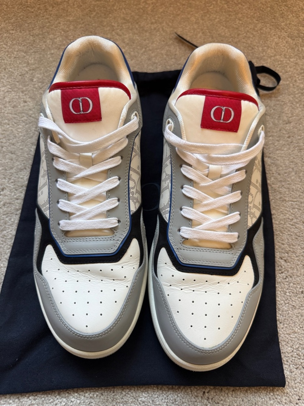 Dior Men’s Low-Top Sneakers b27 size 46 ( US 13) - Picture 2 of 6